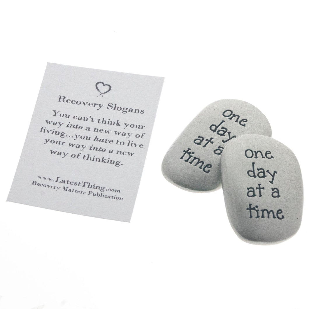 One Day At A Time Worry Stone