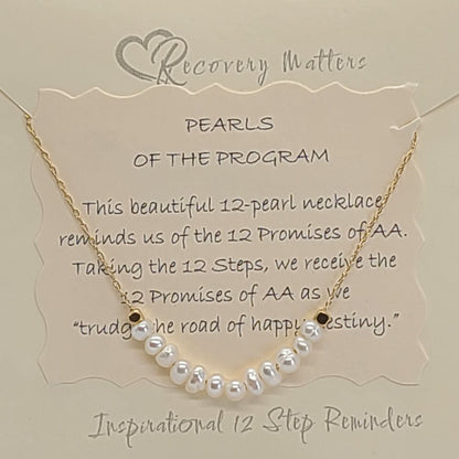 Pearls of the Program Necklace by Recovery Matters