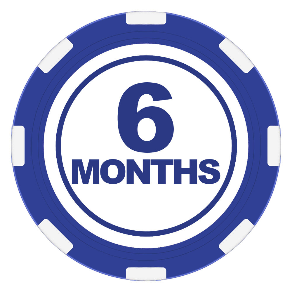 Poker chip for the Days and Months of Recovery
