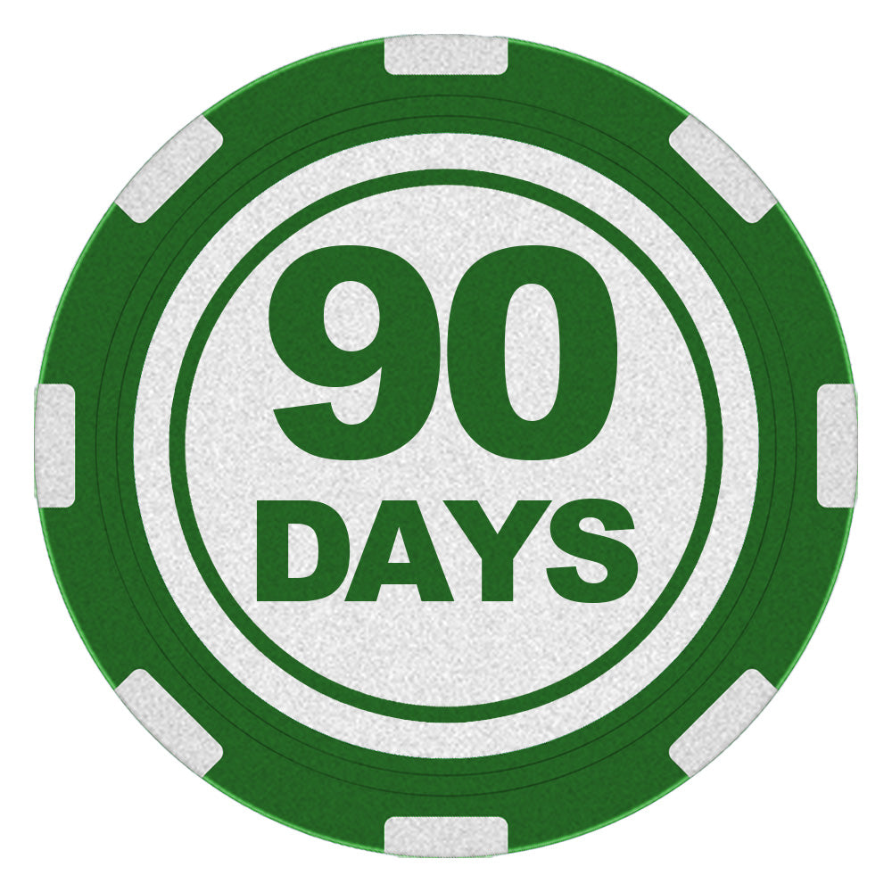 Poker chip for the Days and Months of Recovery