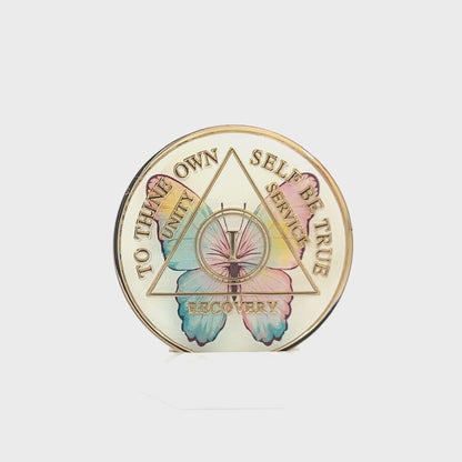 Butterfly Medallion with Years 1 - 40, 45 & 50