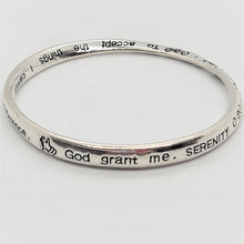 Load image into Gallery viewer, Serenity Prayer Bangle by Recovery Matters
