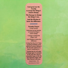 Load image into Gallery viewer, Serenity Prayer Long Version Bookmark
