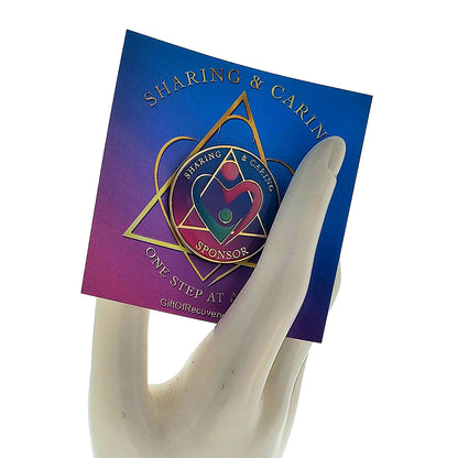 "Sharing and Caring - Sponsor" Recovery Celebration Value Gift Box 3x3