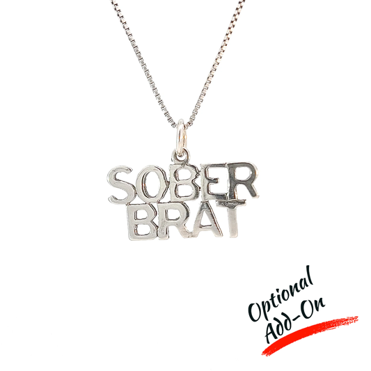 Hey Sis Abbey Fickley Sober Brat Pendant