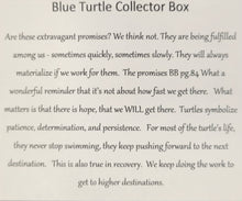 Load image into Gallery viewer, Sober Turtle Blue Collector Bling Box/Sobriety Chip Holder (With Chip)

