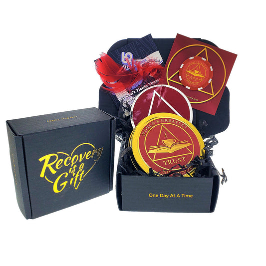 "World's Greatest Sponsor" Recovery Celebration Value Gift Box 3x3