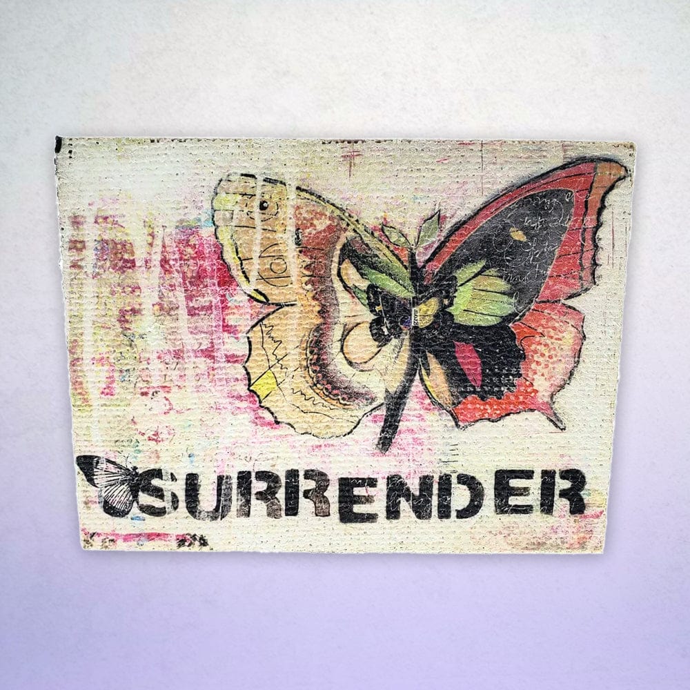 Surrender Butterfly Plaque