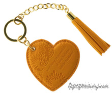 Load image into Gallery viewer, Tasseled Heart Keytag
