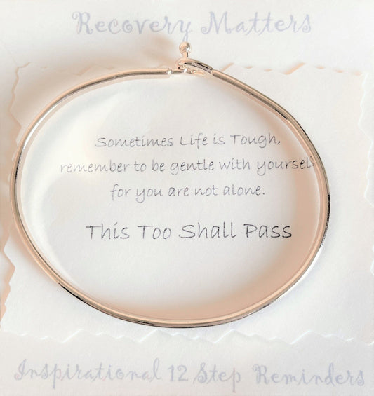 "This Too Shall Pass" Bracelet By Recovery Matters