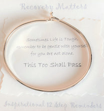 Load image into Gallery viewer, &quot;This Too Shall Pass&quot; Bracelet By Recovery Matters
