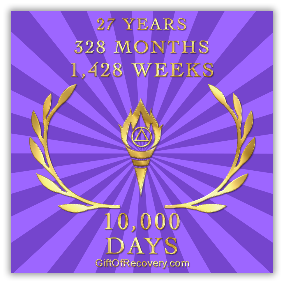 10,000 Days Recovery Medallion