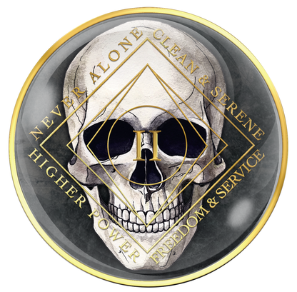 Clean Time Chip Black with Skull