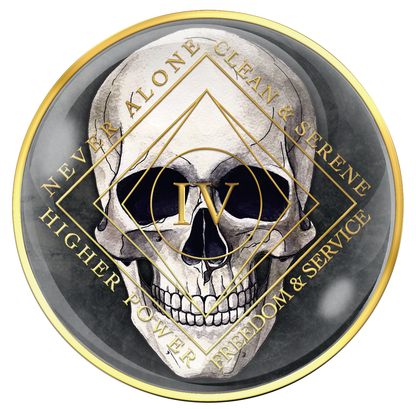 Clean Time Chip Black with Skull