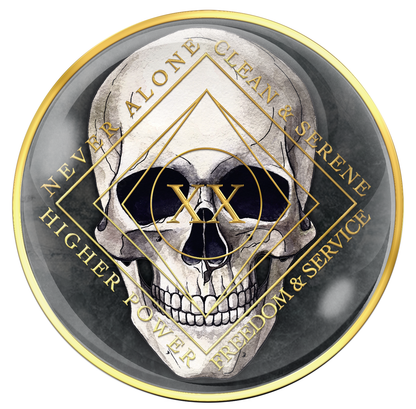 Clean Time Chip Black with Skull