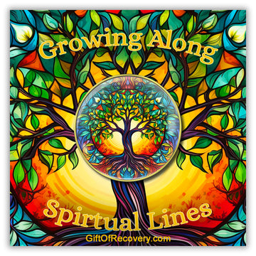 Growing Along Spiritual Lines Tree Recovery Medallion