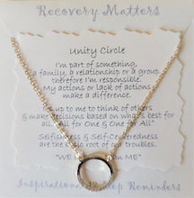 Load image into Gallery viewer, Unity Circle  Necklace By Recovery Matters
