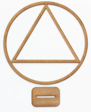 Load image into Gallery viewer, Wooden Circle Triangle
