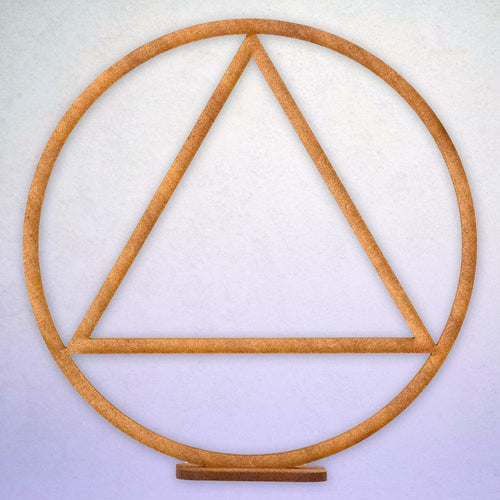 Wooden Circle Triangle