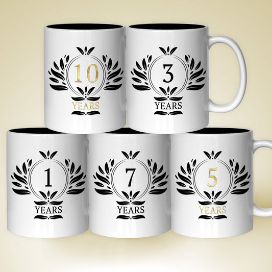 Yearly Celebration Mugs (Years 1-65)